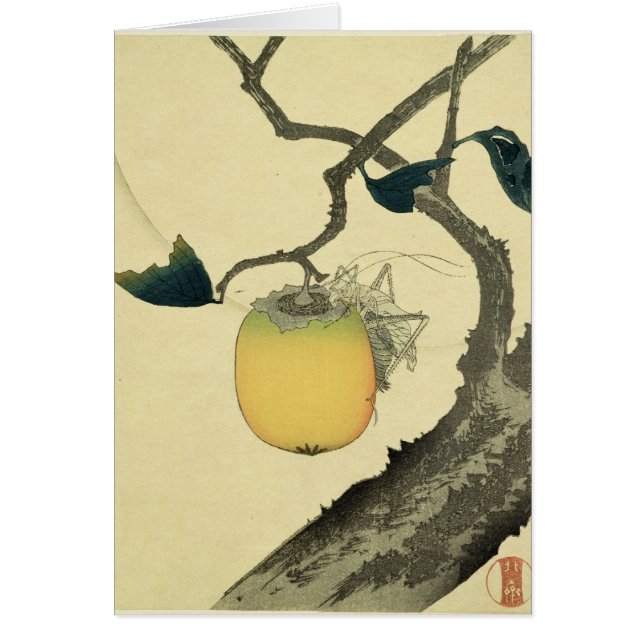 Lune, kaki et sauterelle, 1807 (Devant)