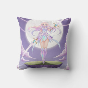 Lune Lame Guerrier Jeu Oreiller - Pastel Anime Gir