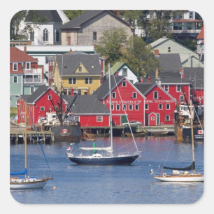 Lunenberg, Nova Scotia, Kanada.3 Quadratischer Aufkleber