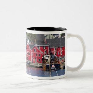 Lunenberg, Nova Scotia, Kanada.3 Zweifarbige Tasse