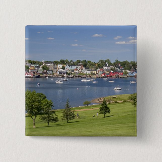 Lunenberg, Nova Scotia, Kanada. Button (Vorderseite)