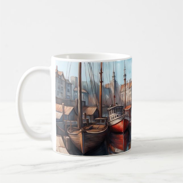Lunenburg Harbourview Kaffeetasse (Links)