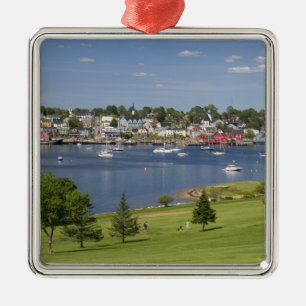 Lunenburg, Nova Scotia, Kanada. Silbernes Ornament