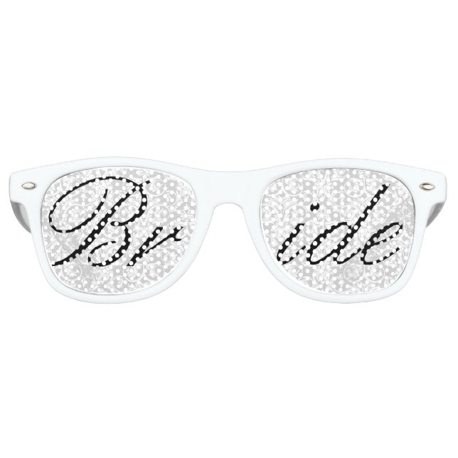 Lunettes de Bachelorette Bachelorette Blancs (Devant)