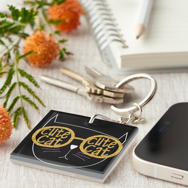 Lunettes de chat Graphic Parties scintillant or Ki (Créateur téléchargé)