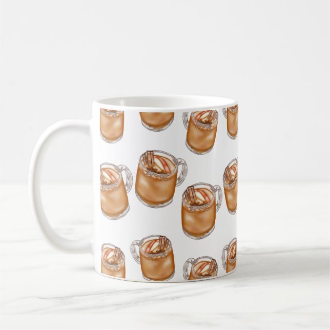 Lunettes de cidre de pomme Café Mug (Gauche)