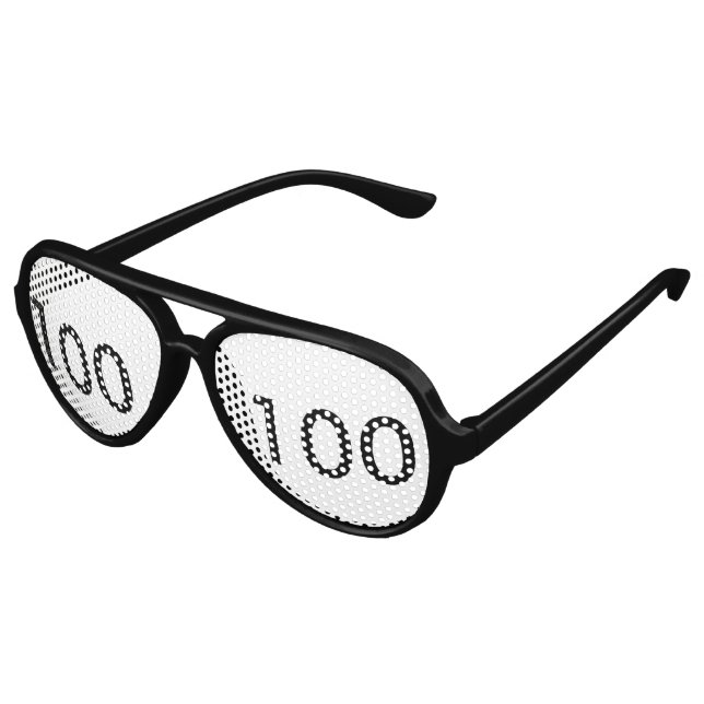 Lunettes De Fête Aviateur 100e anniversaire de fête Shades (Angle)