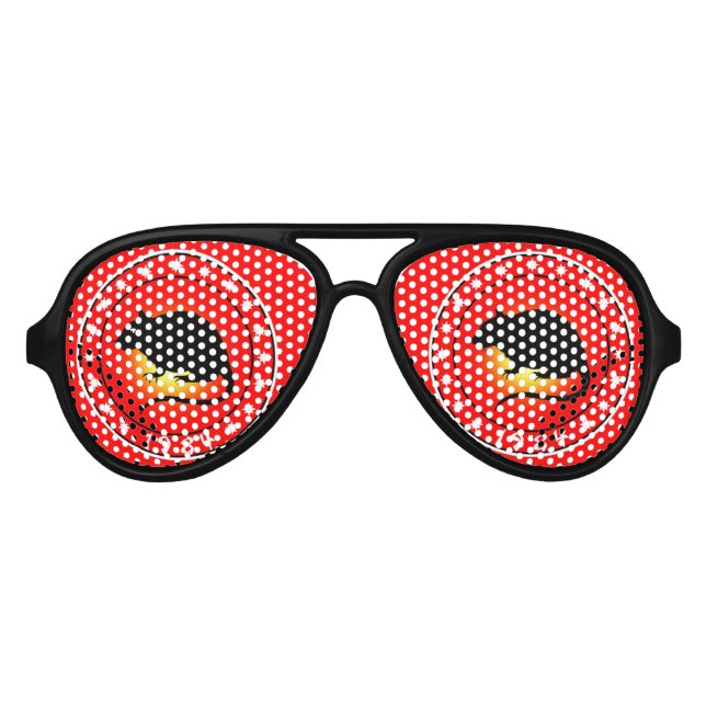 Lunettes De Fête Aviateur 1984 Année du rat (Devant)