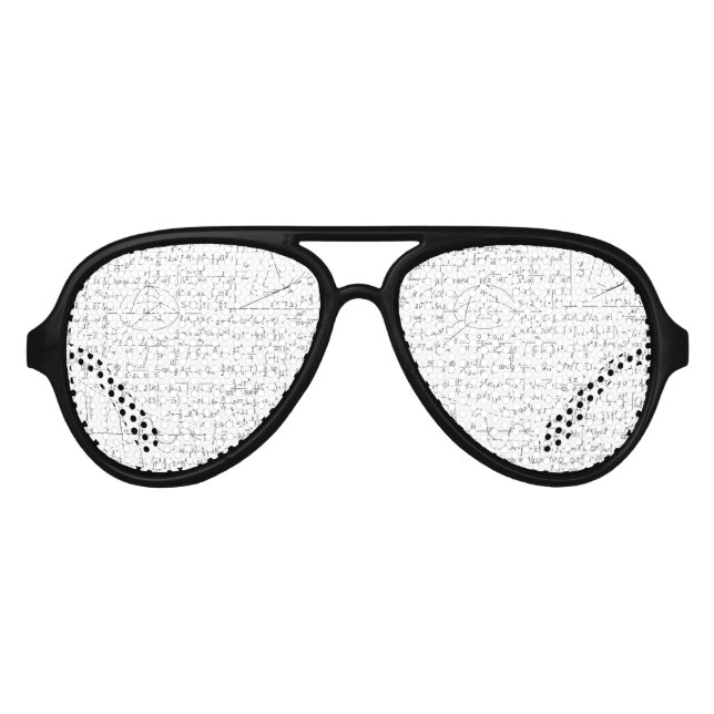 Lunettes De Fête Aviateur Amateurs mathématiques, Formule mathématiques, Gee (Devant)