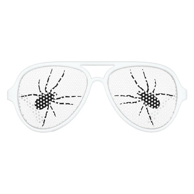 Lunettes De Fête Aviateur Araignée déplaisante (Devant)