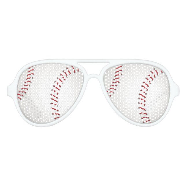 Lunettes De Fête Aviateur Balle de baseball | Ventilateur sportif (Devant)