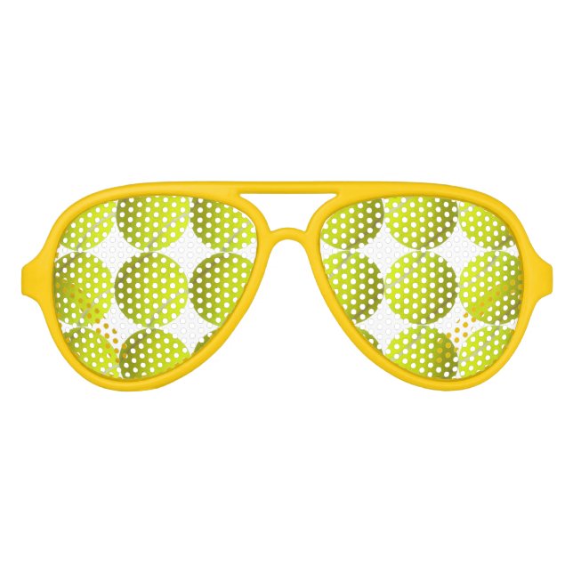 Lunettes De Fête Aviateur Balles de tennis (Devant)