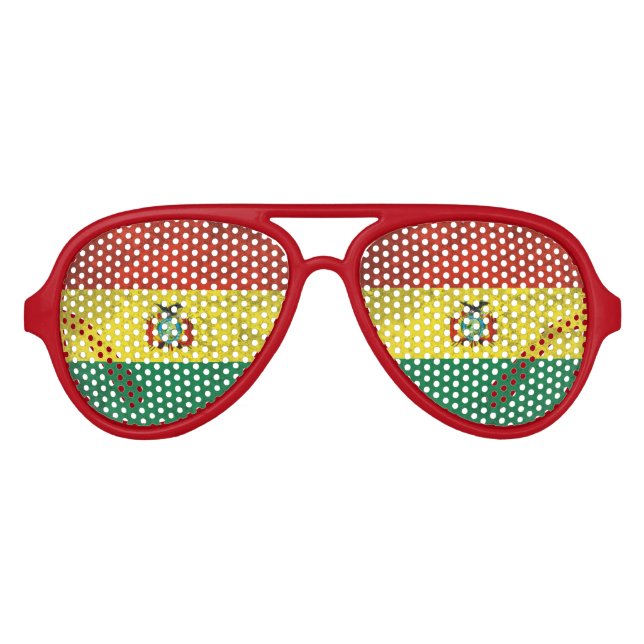 Lunettes De Fête Aviateur Bolivie (Devant)