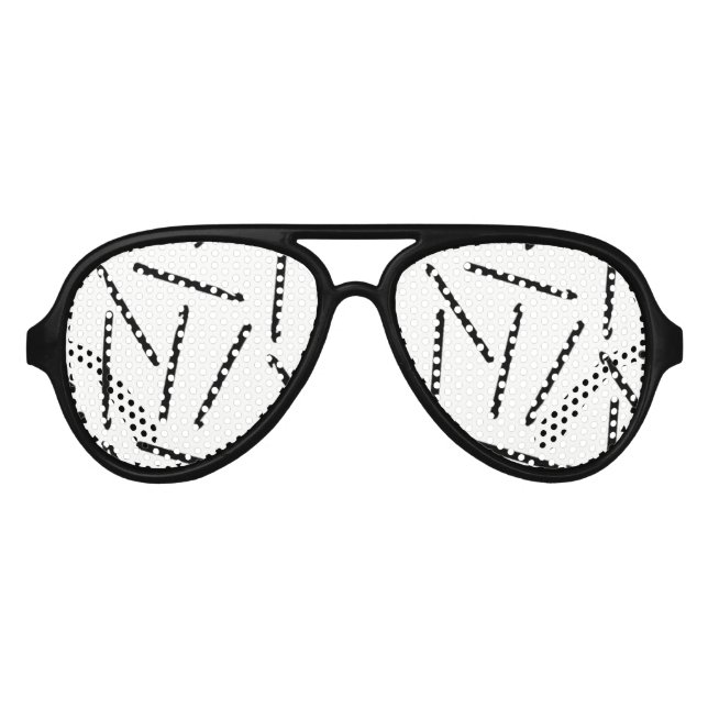 Lunettes De Fête Aviateur Crochet Hooks Motif d'artisanat (Devant)