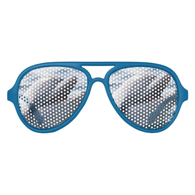 Lunettes De Fête Aviateur Dauphin souriant (Devant)