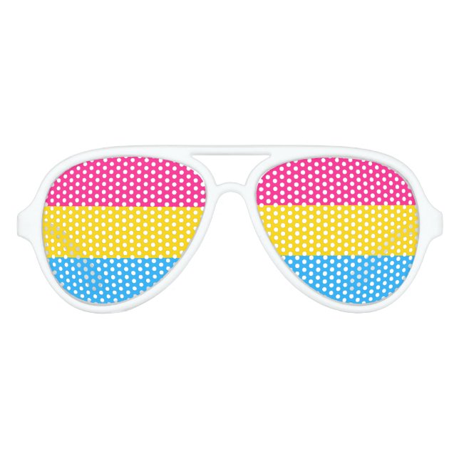 Lunettes De Fête Aviateur Fierté transexuelle (Devant)