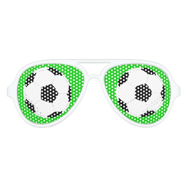 Lunettes De Fête Aviateur Football Ball Fun Football (Devant)