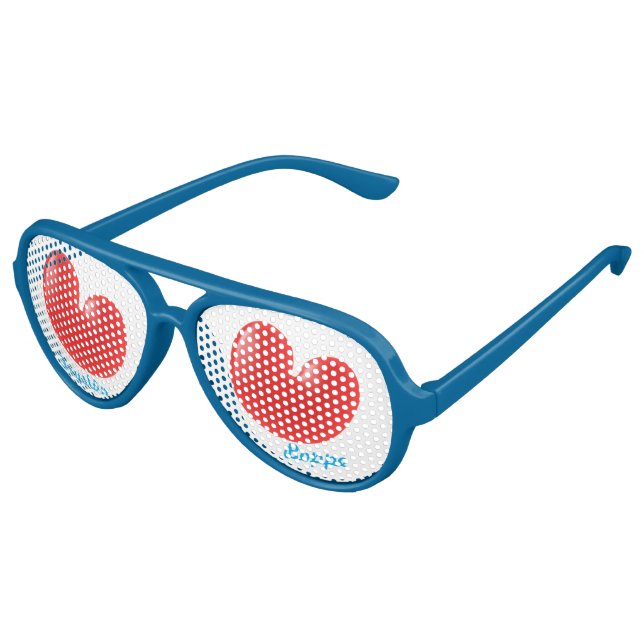 Lunettes De Fête Aviateur Fryslân Boppe (Angle)