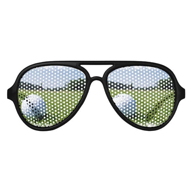 Lunettes De Fête Aviateur Golf (Devant)