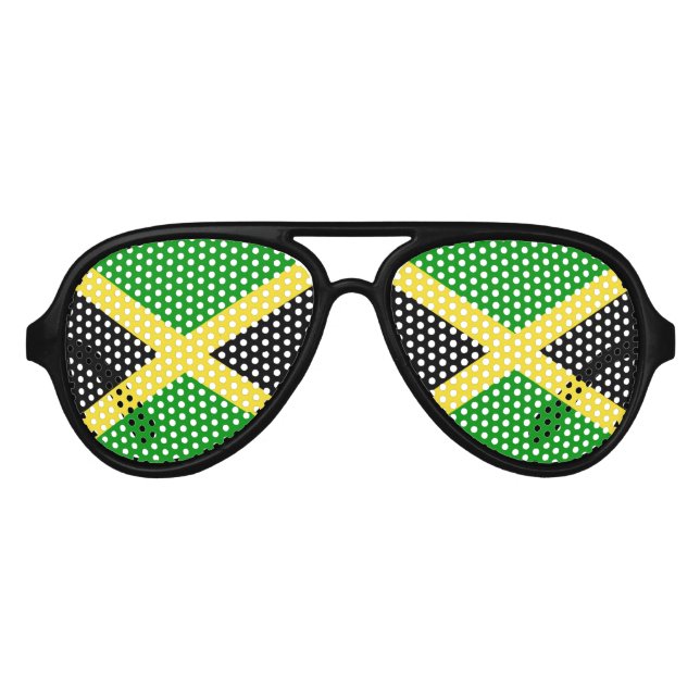 Lunettes De Fête Aviateur Jamaïque (Devant)