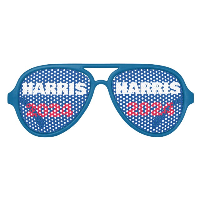 Lunettes De Fête Aviateur Kamala Harris (Devant)
