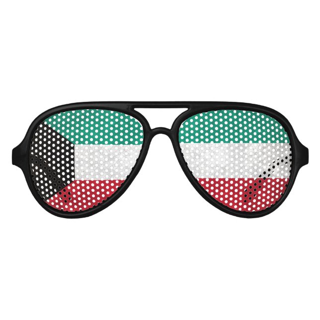 Lunettes De Fête Aviateur Koweït (Devant)