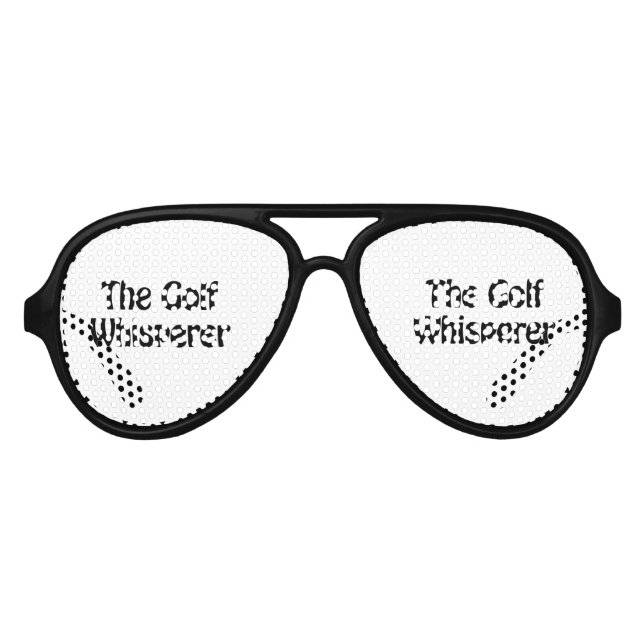 Lunettes De Fête Aviateur le chuchotement de golf (Devant)