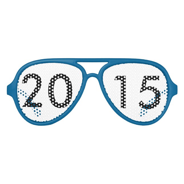 Lunettes De Fête Aviateur Nouvel An 2015 (Devant)