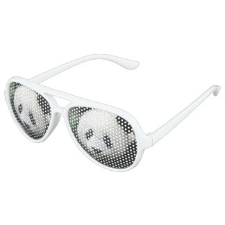 Lunettes De Fête Aviateur Ours Panda