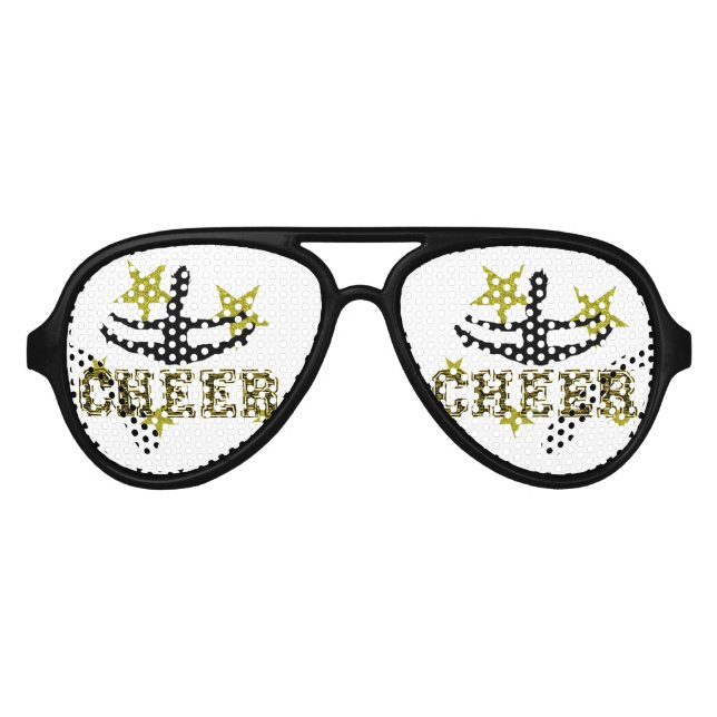 Lunettes De Fête Aviateur Pom-pom girl (Devant)