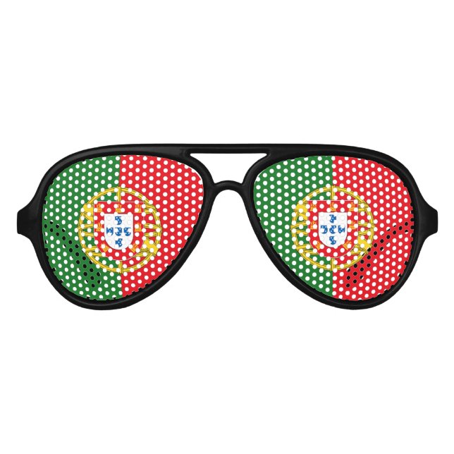 Lunettes De Fête Aviateur Portugal (Devant)