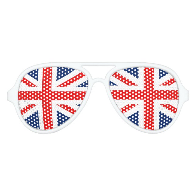 Lunettes De Fête Aviateur Royaume-Uni (Devant)