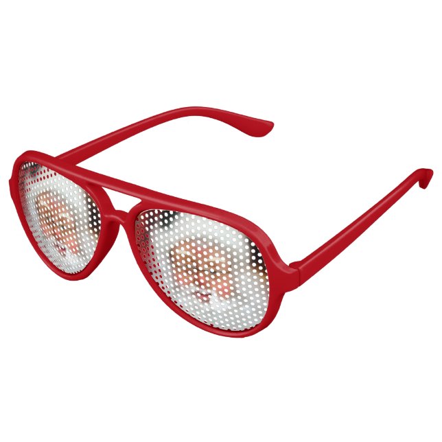 Lunettes De Fête Aviateur Santa Claus (Angle)