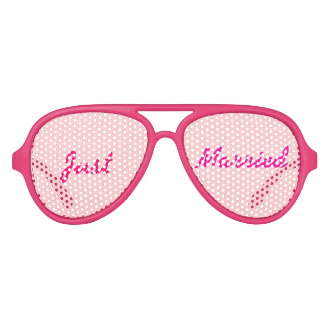 Lunettes De Fête Aviateur Shades juste mariées (Devant)