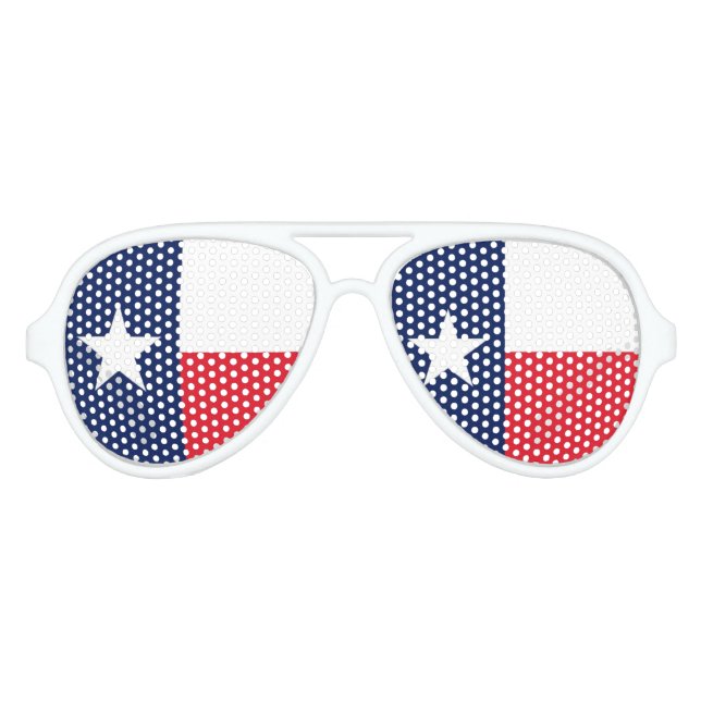 LUNETTES DE FÊTE AVIATEUR TEXAS (Devant)