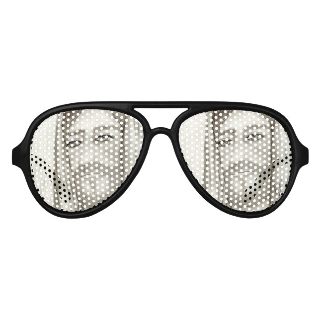 Lunettes De Fête Aviateur Un Jésus (Devant)
