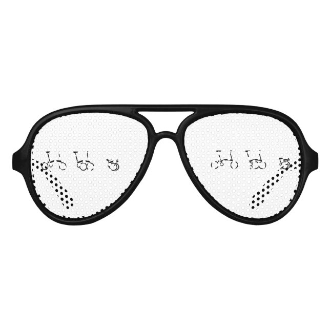 Lunettes De Fête Aviateur Vélo pliant Brompton (Devant)