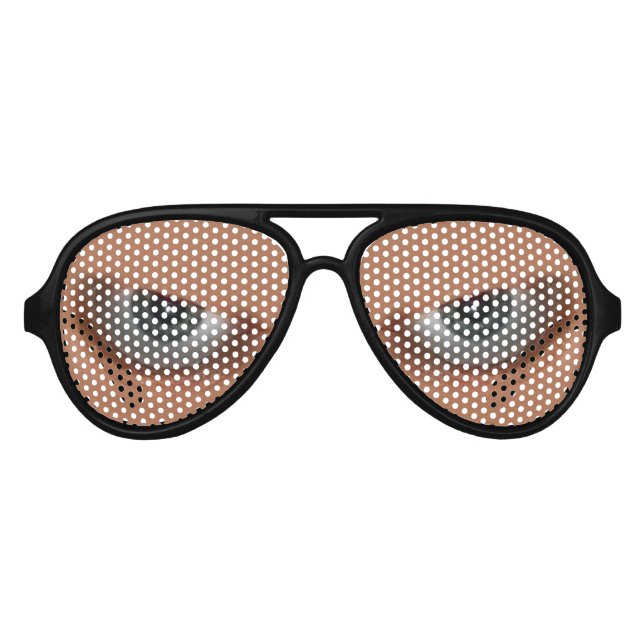 Lunettes De Fête Aviateur Yeux malveillants (Devant)