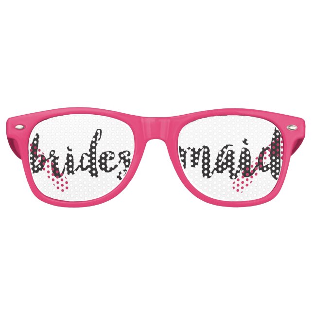 Lunettes de fête de mariage de servante de la main (Devant)