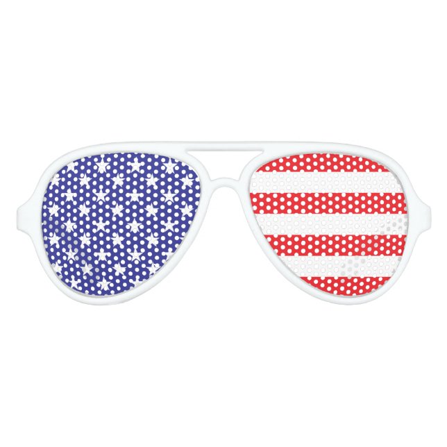 Lunettes de fête du drapeau américain (Devant)