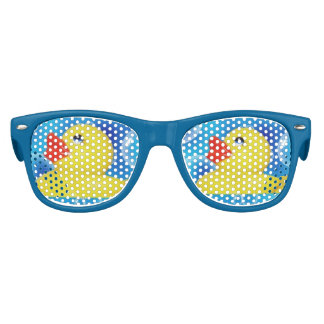 Lunettes De Fête Enfant Caoutchouc jaune en bulles