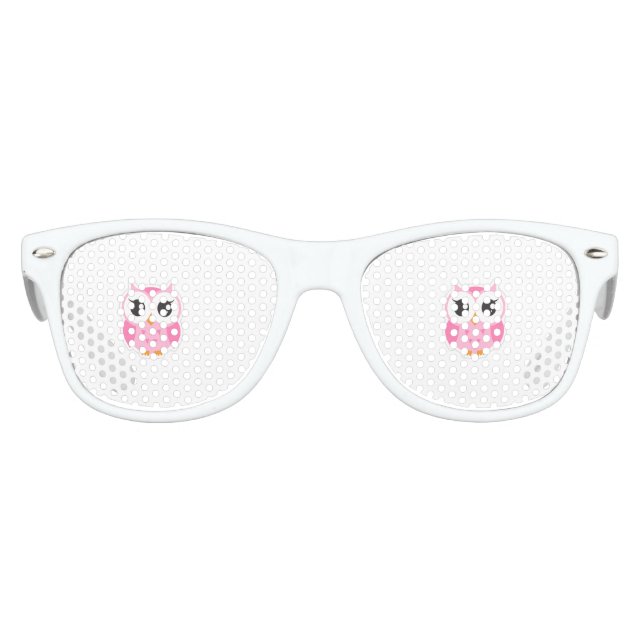 Lunettes De Fête Enfant Chouette à dessin tendance cool (Devant)
