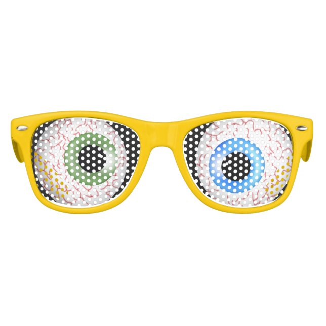 Lunettes De Fête Enfant Couleurs d'yeux folles (Devant)