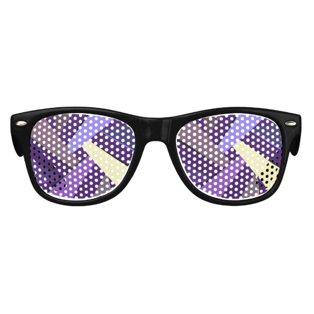 Lunettes De Fête Enfant Forme géométrique Abstraite 5 (Devant)