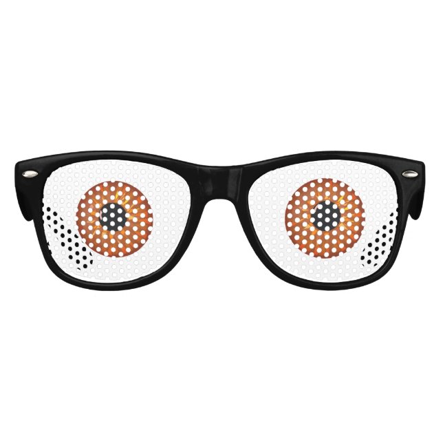 LUNETTES DE FÊTE ENFANT FUNNY EMOJI. FUNNY YEUX BROWN (Devant)
