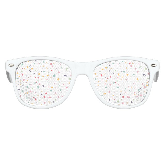 Lunettes De Fête Enfant Motif Confetti coloré mignon (Devant)