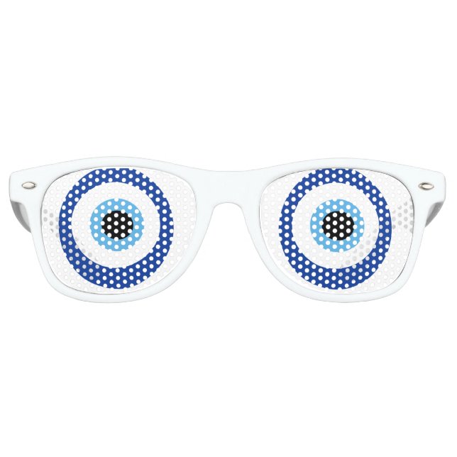 Lunettes De Fête Retro Amulet nazar (nazar boncuğu) (Devant)