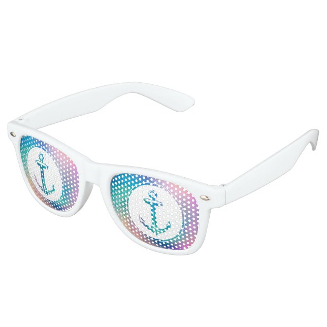 Lunettes De Fête Retro Ancre cool Drôle cadeau (Angulaire)