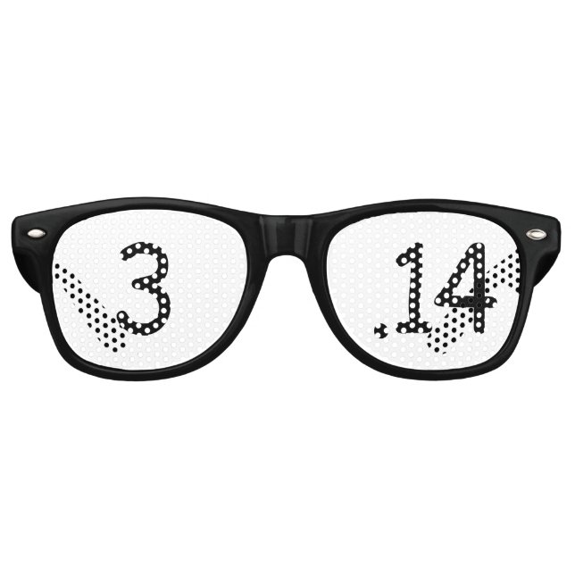 Lunettes De Fête Retro Anniversaire d'Einsteins (Devant)