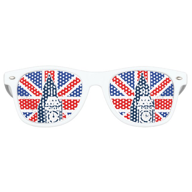 Lunettes De Fête Retro Appel de Londres (Devant)